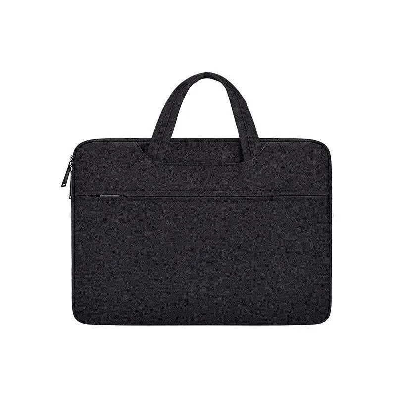 Custom Logo Waterproof Business Computer Laptop Bag Sleeve-Black