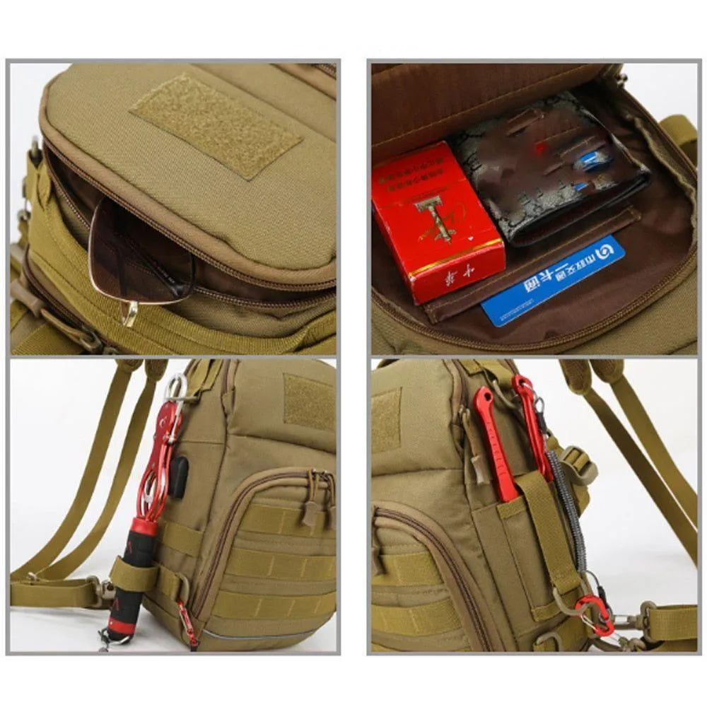 Daypack Outdoor Military Shoulder Bag Sports Climbing Cool Backpack MCBLTS56