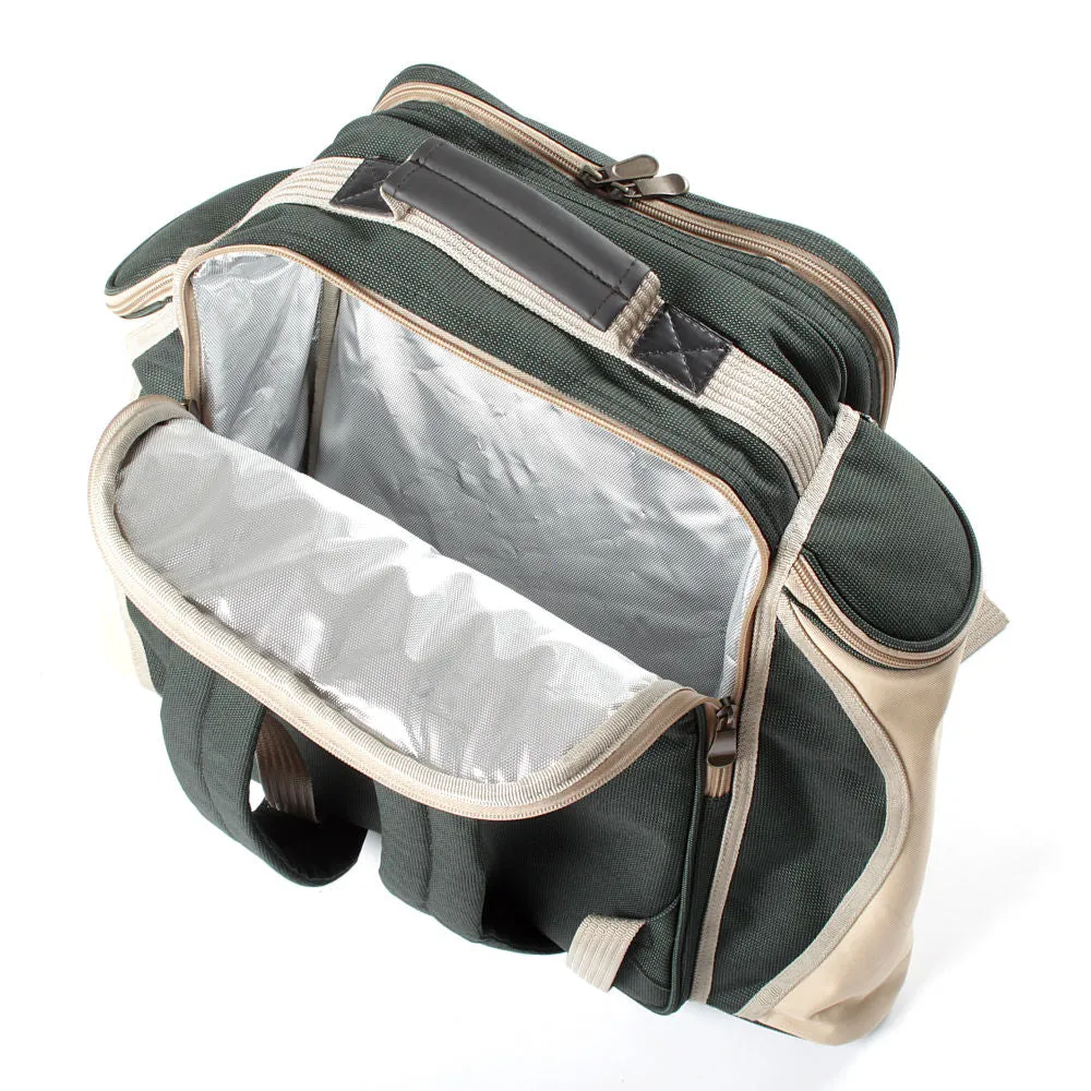 Deluxe Picnic Backpack Hamper for Two People