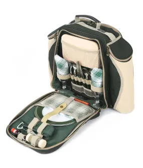 Deluxe Picnic Backpack Hamper for Two People