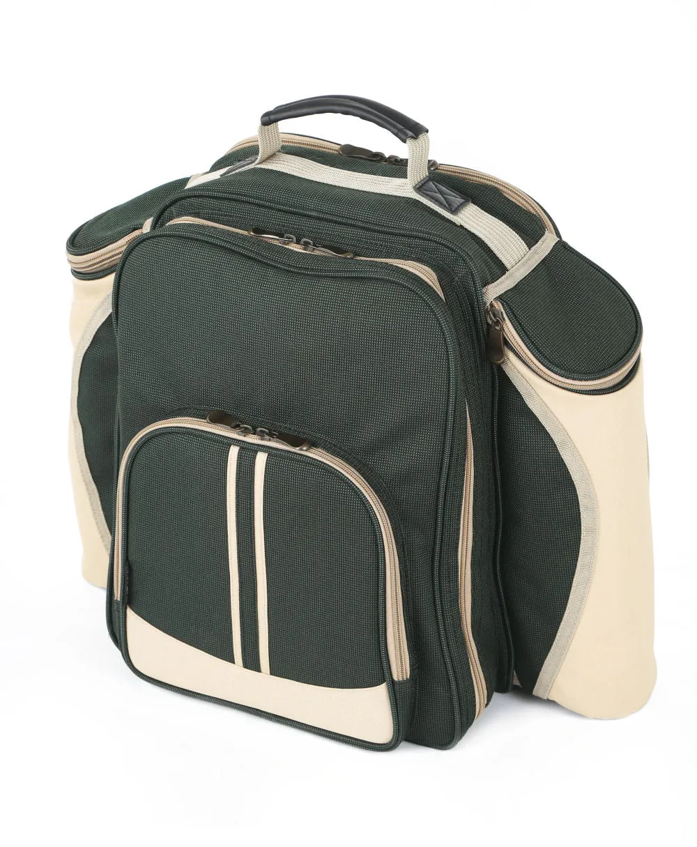 Deluxe Picnic Backpack Hamper for Two People