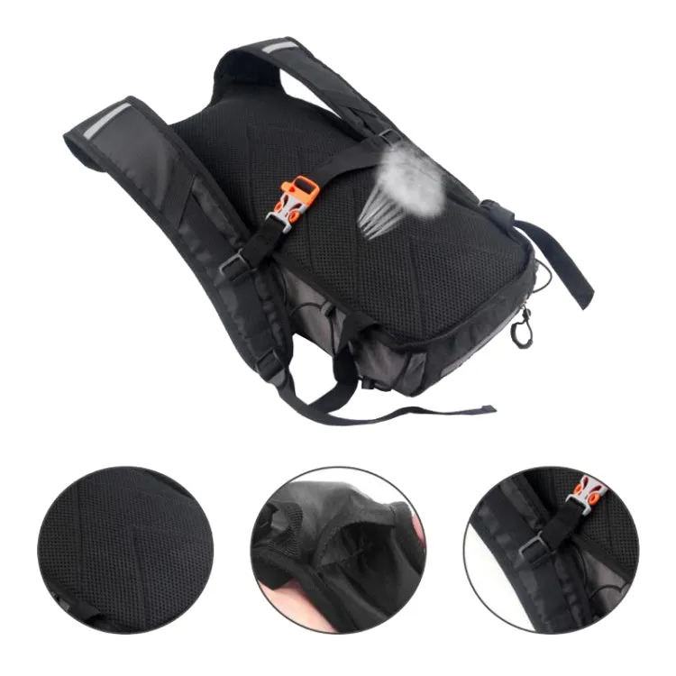 DRCKHROS DH115 Outdoor Running Sports Cycling Water Bag Backpack, Color: Black Red Water Bag