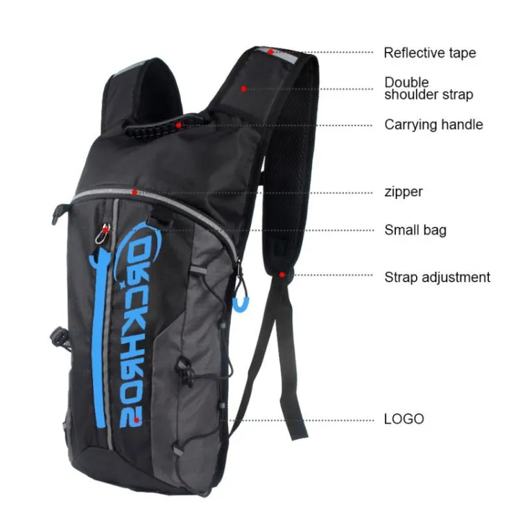 DRCKHROS DH115 Outdoor Running Sports Cycling Water Bag Backpack, Color: Black Red Water Bag