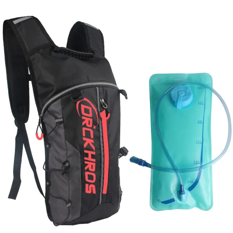 DRCKHROS DH115 Outdoor Running Sports Cycling Water Bag Backpack, Color: Black Red Water Bag