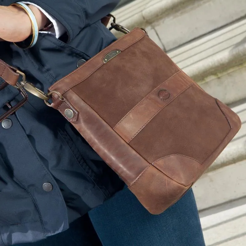 Dubarry Ardmore Messenger Leather Bag - Walnut