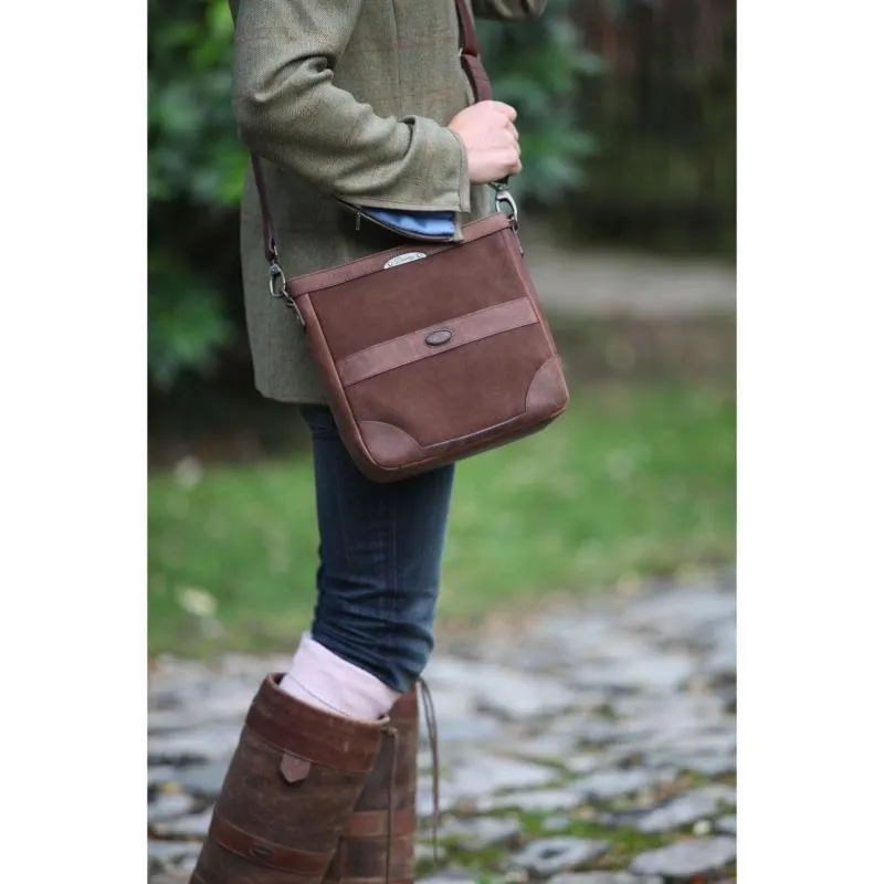 Dubarry Ardmore Messenger Leather Bag - Walnut