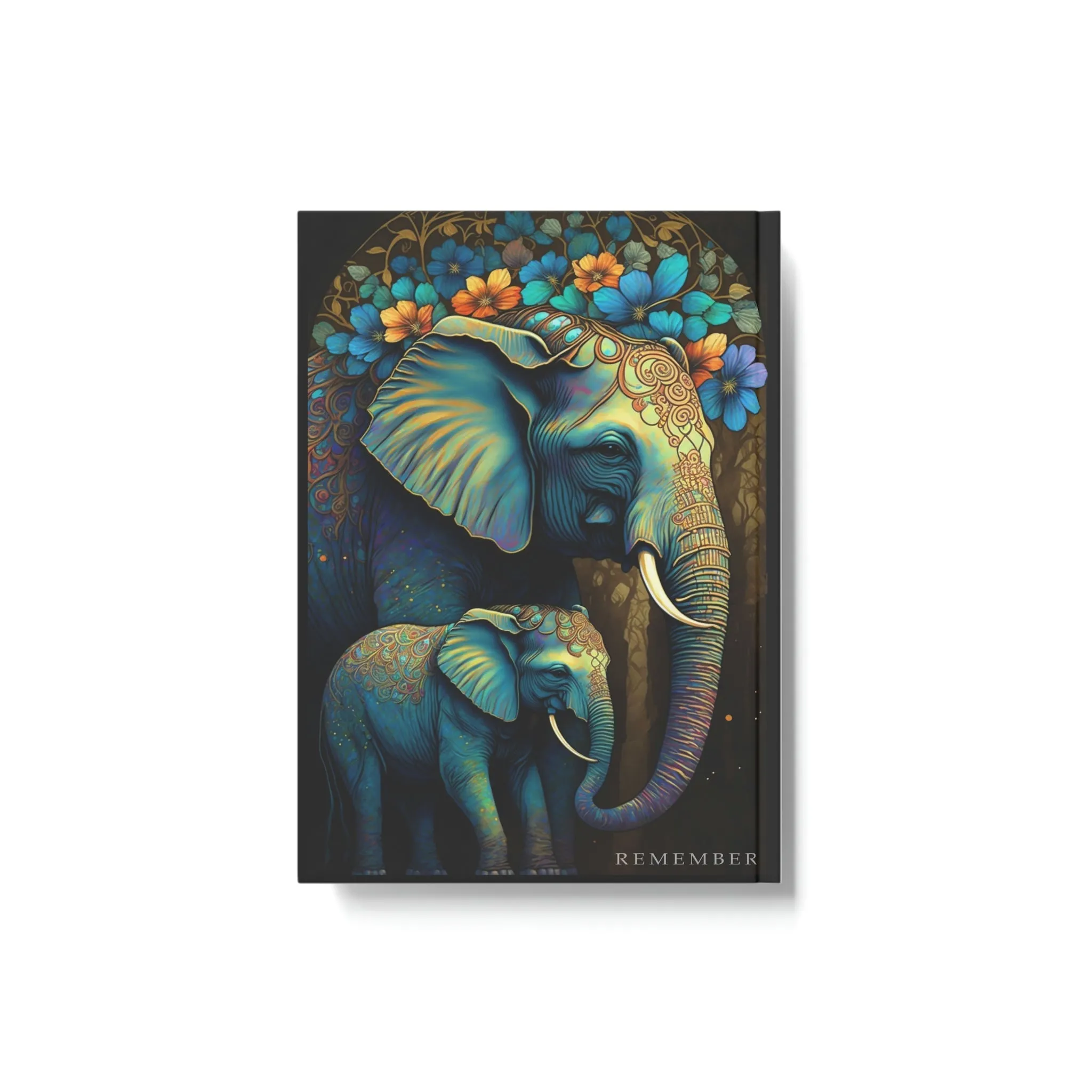 Elephant Family "Remember" Hard Backed Journal