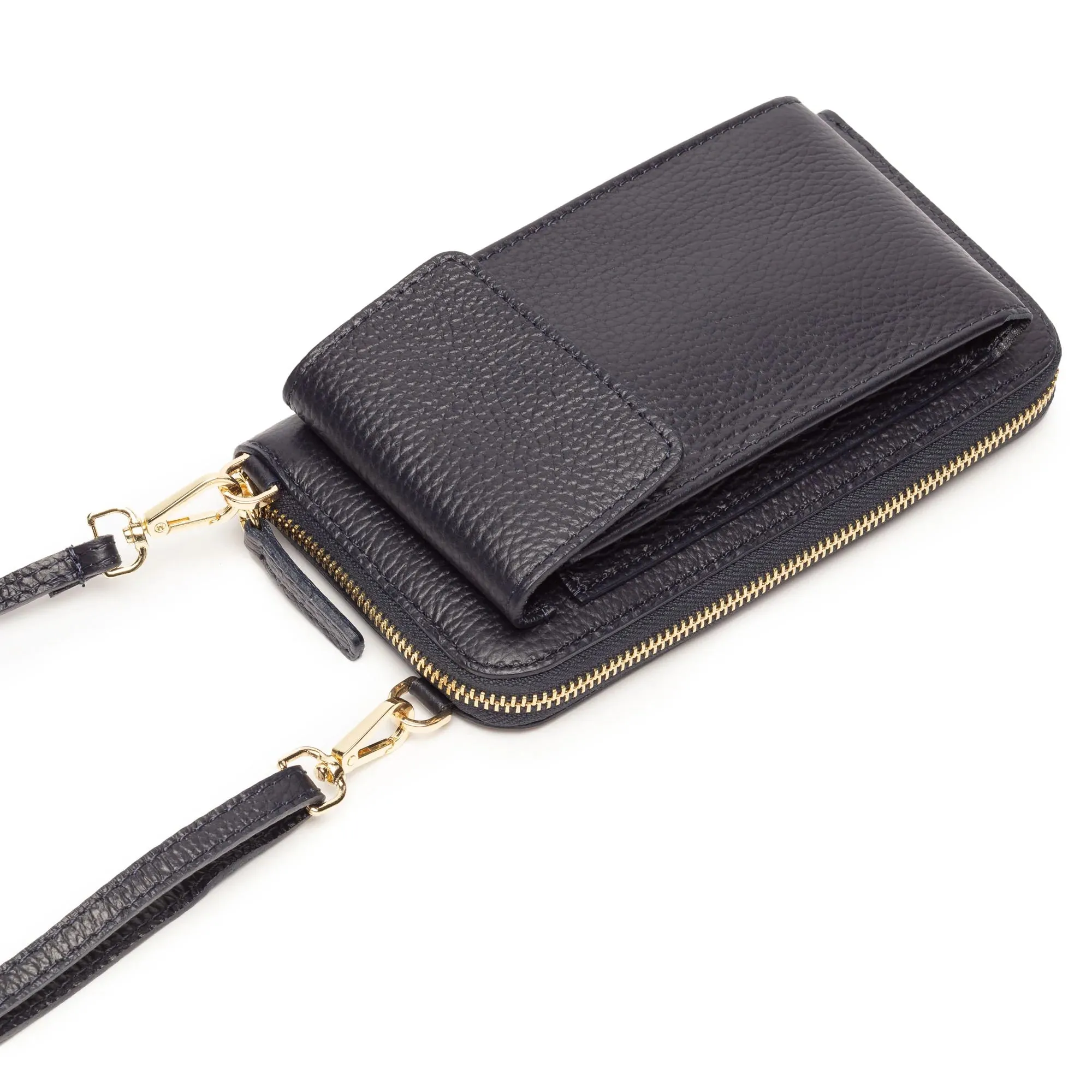 Elie Beaumont Phone Bag in Navy