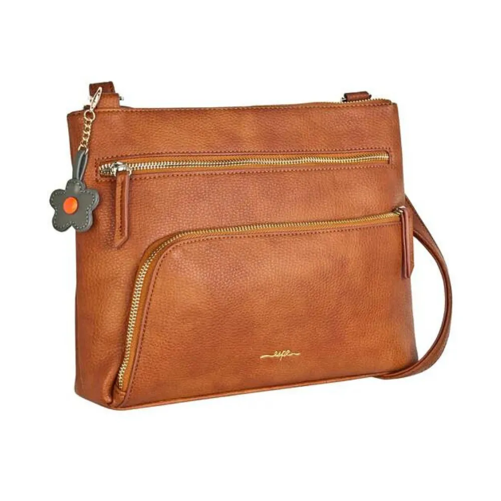 Espe Citron Tan Messenger Bag (Women's)