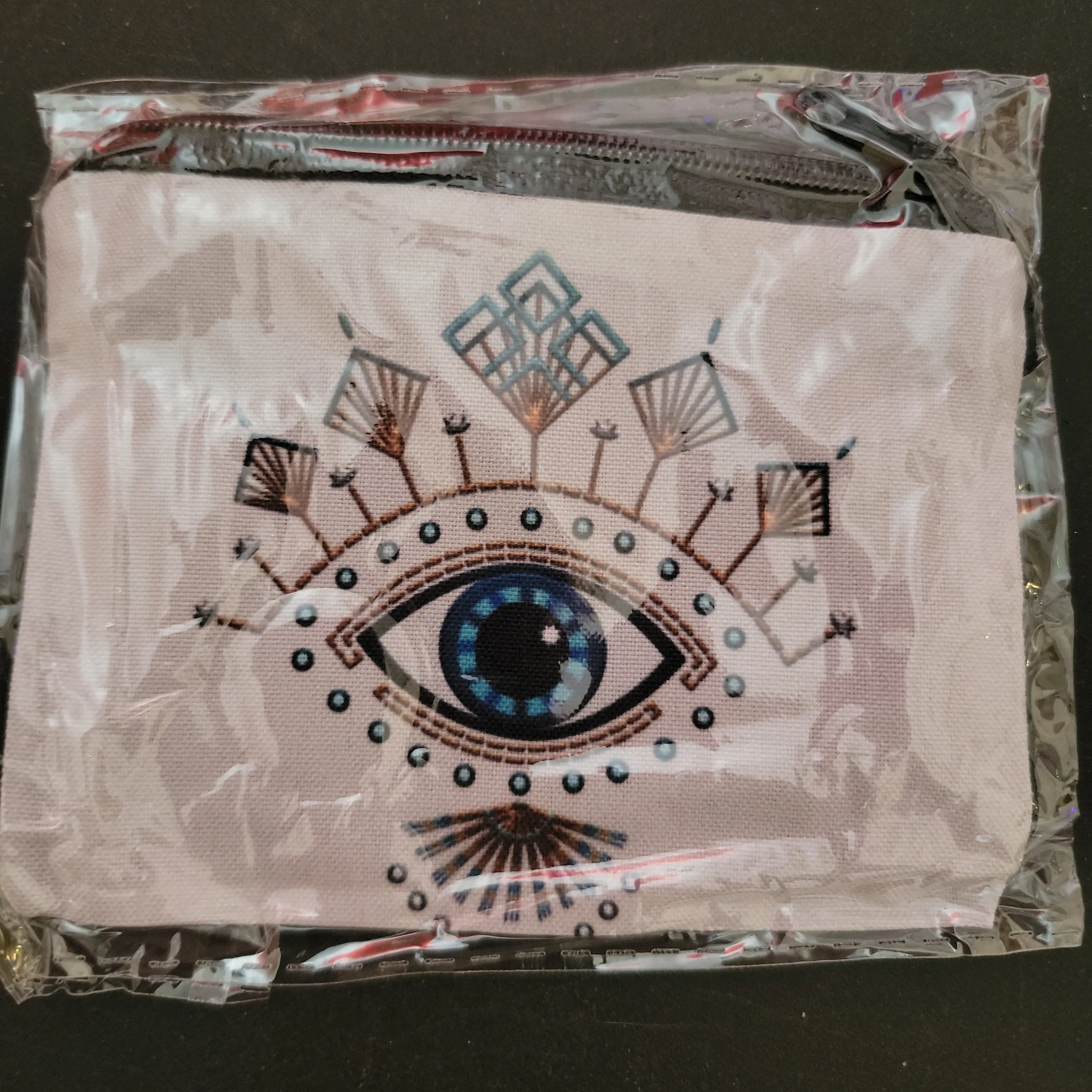 Evil Eye Boho Small Pouch / Coin Purse