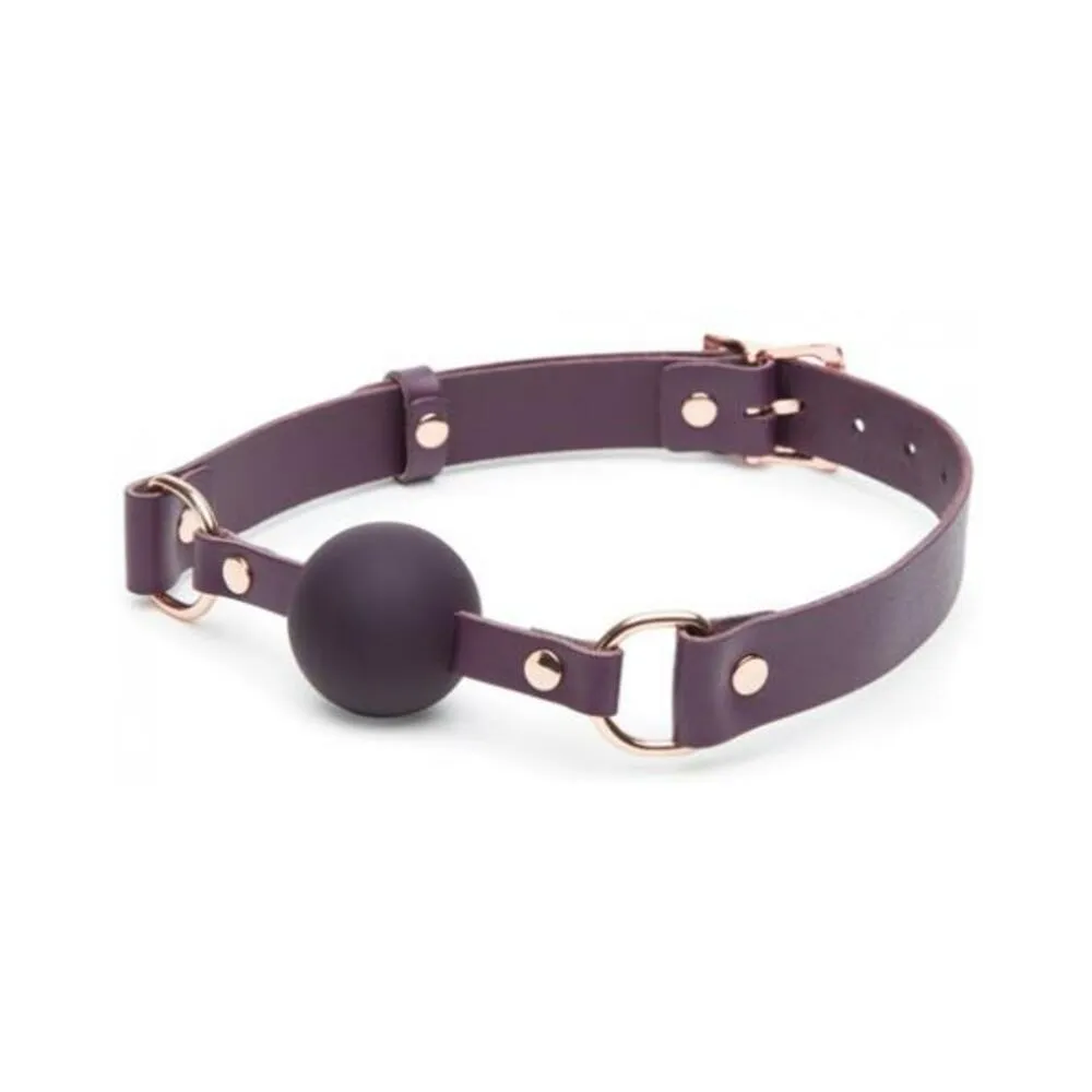 Fifty Shades Cheri Leather Ball Gag