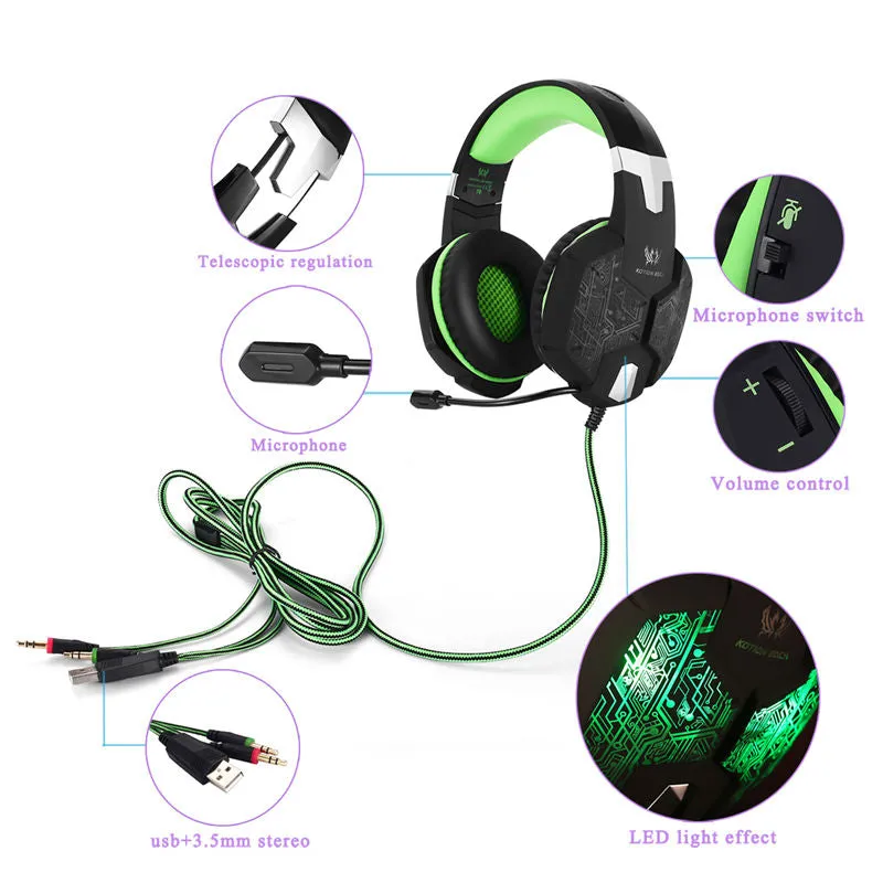 Gamer Stereo Headphone With Mic