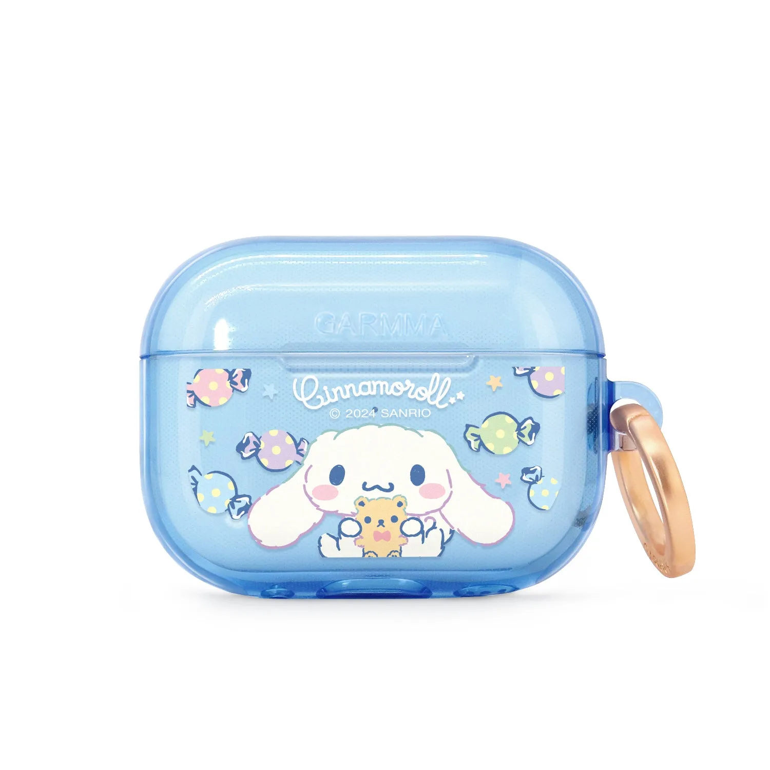 GARMMA Sanrio Characters Apple AirPods Pro 2/1 Charging Case Cover with Metal Hook