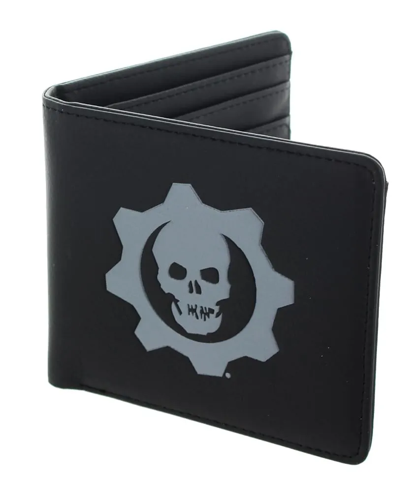 Gears of War 4 Embossed Crimson Omen Logo Bi-Fold Wallet