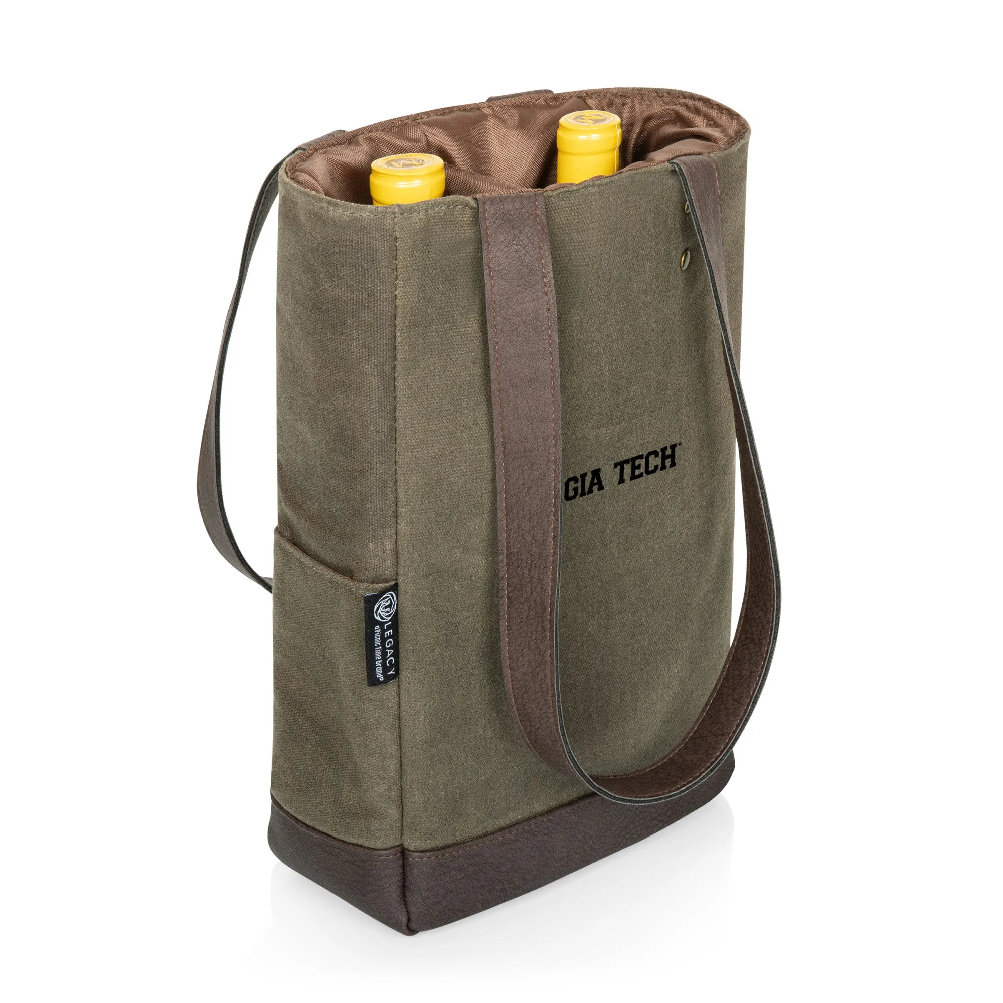 Georgia Tech Yellow Jackets - 2 Bottle Insulated Wine Cooler Bag