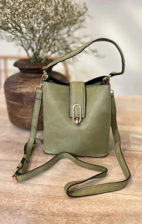 GL0031 Twist Lock Mini Bucket Bag