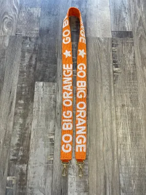 Go Big Orange Beaded Purse Strap - Orange