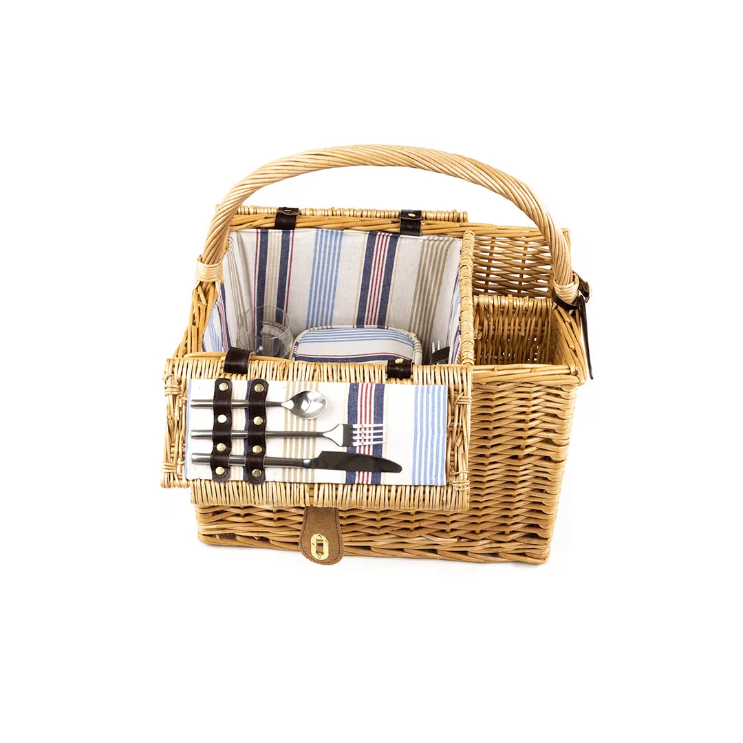 Greenfield Collection Arundel Willow Picnic Hamper for Two People