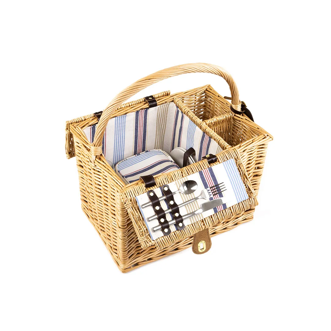 Greenfield Collection Arundel Willow Picnic Hamper for Two People