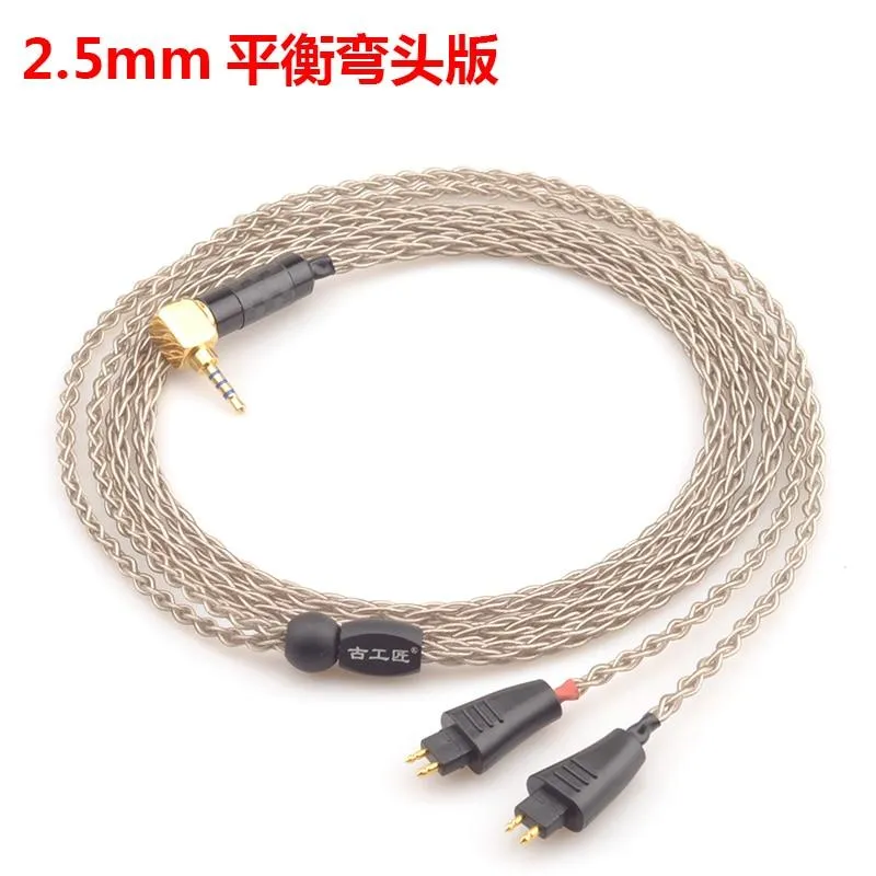 GUCraftsman 6N Silver TH610 TH900 MK2 TH909 2.5/4.4/XLR Balance Headphone Upgrade Cable