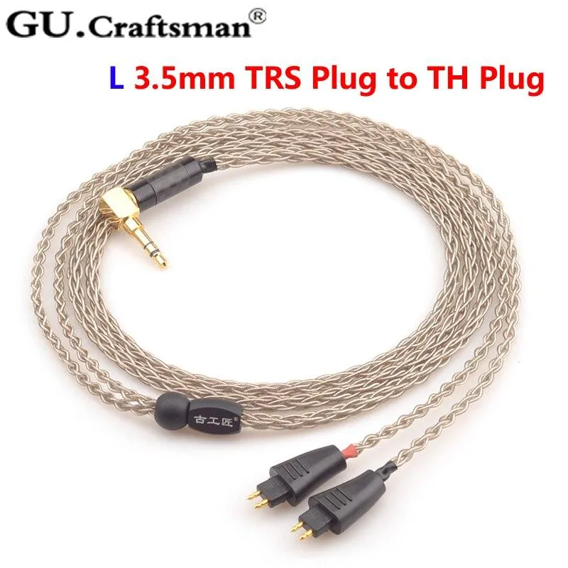 GUCraftsman 6N Silver TH610 TH900 MK2 TH909 2.5/4.4/XLR Balance Headphone Upgrade Cable