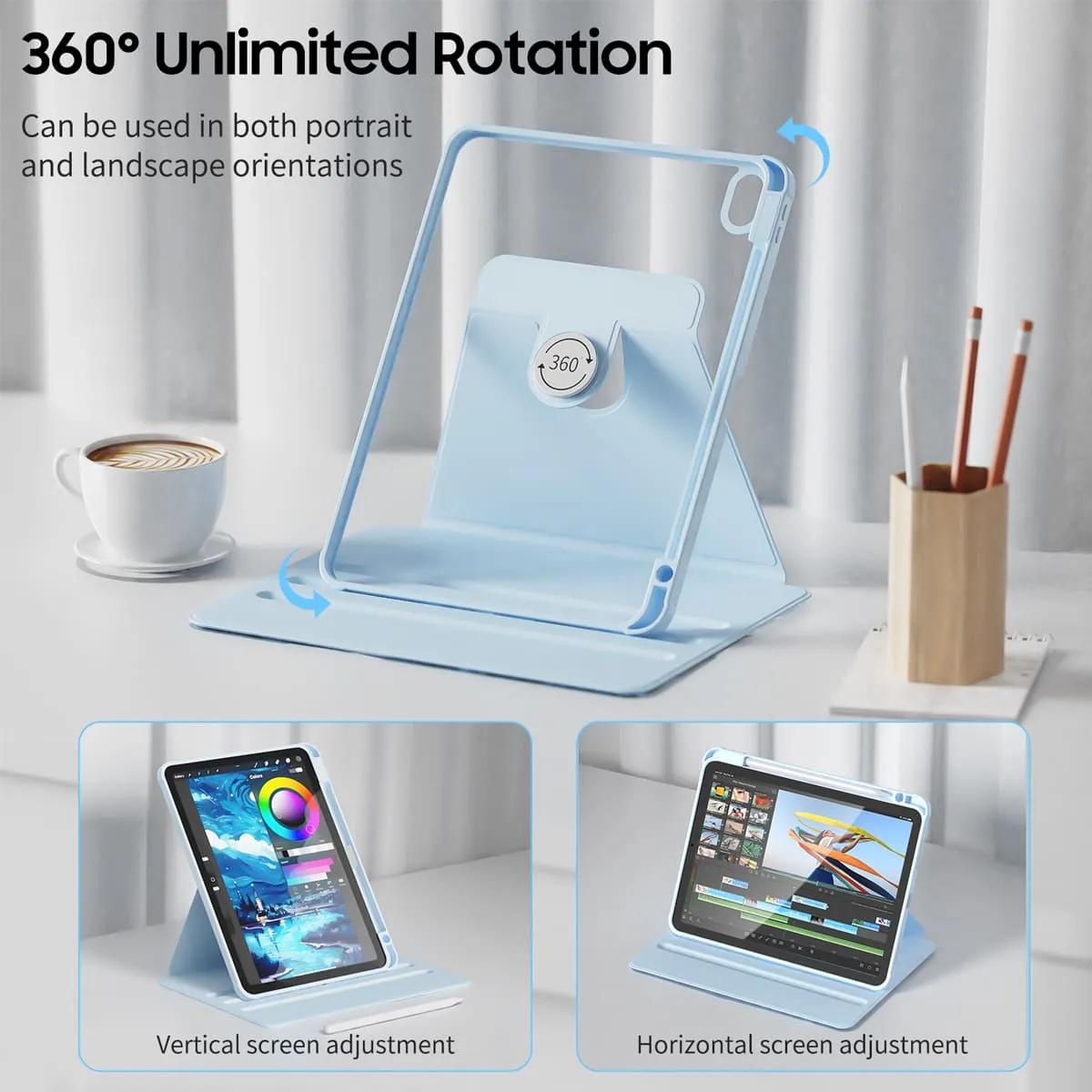 Hallucination | iPad Series Snap 360° Stand Impact Resistant Case