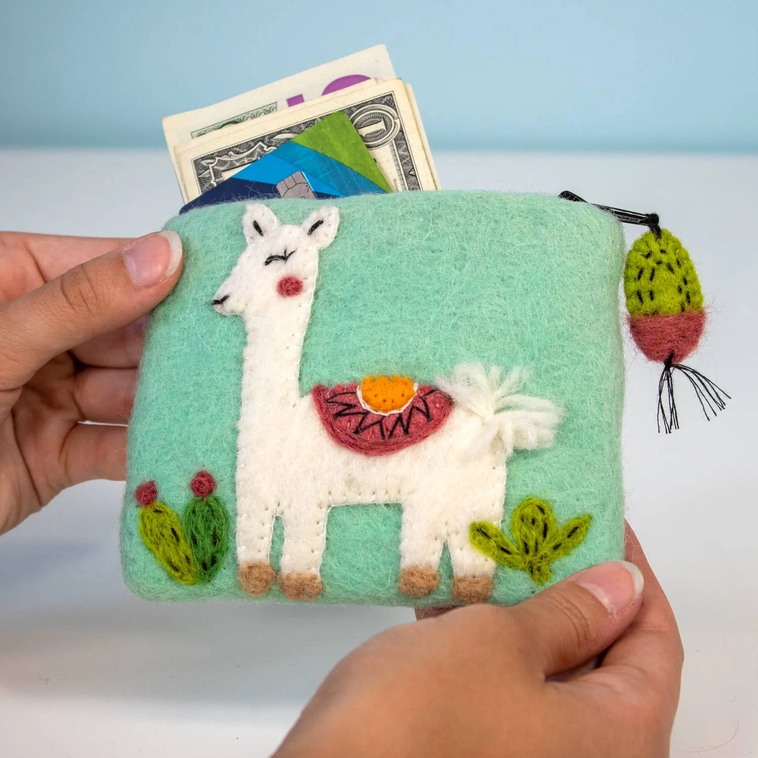 Happy Llama Coin Purse