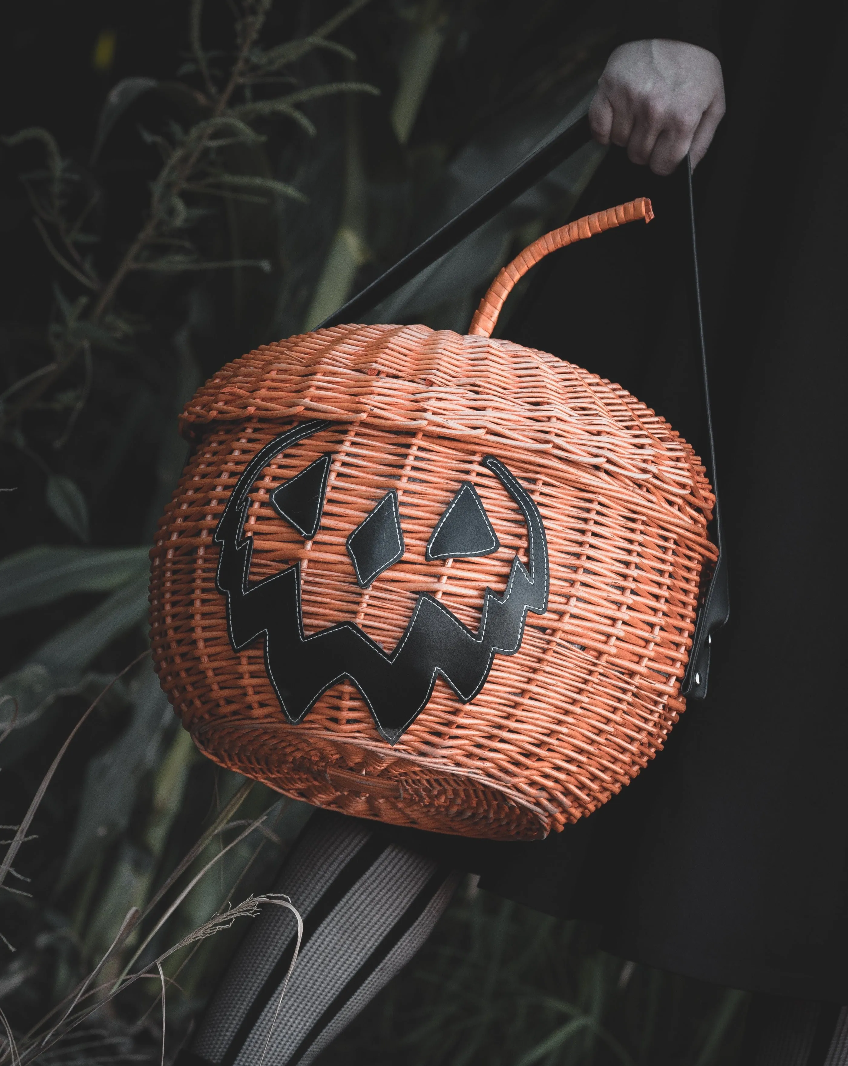 Haunted Hallows Picnic Basket (Orange)