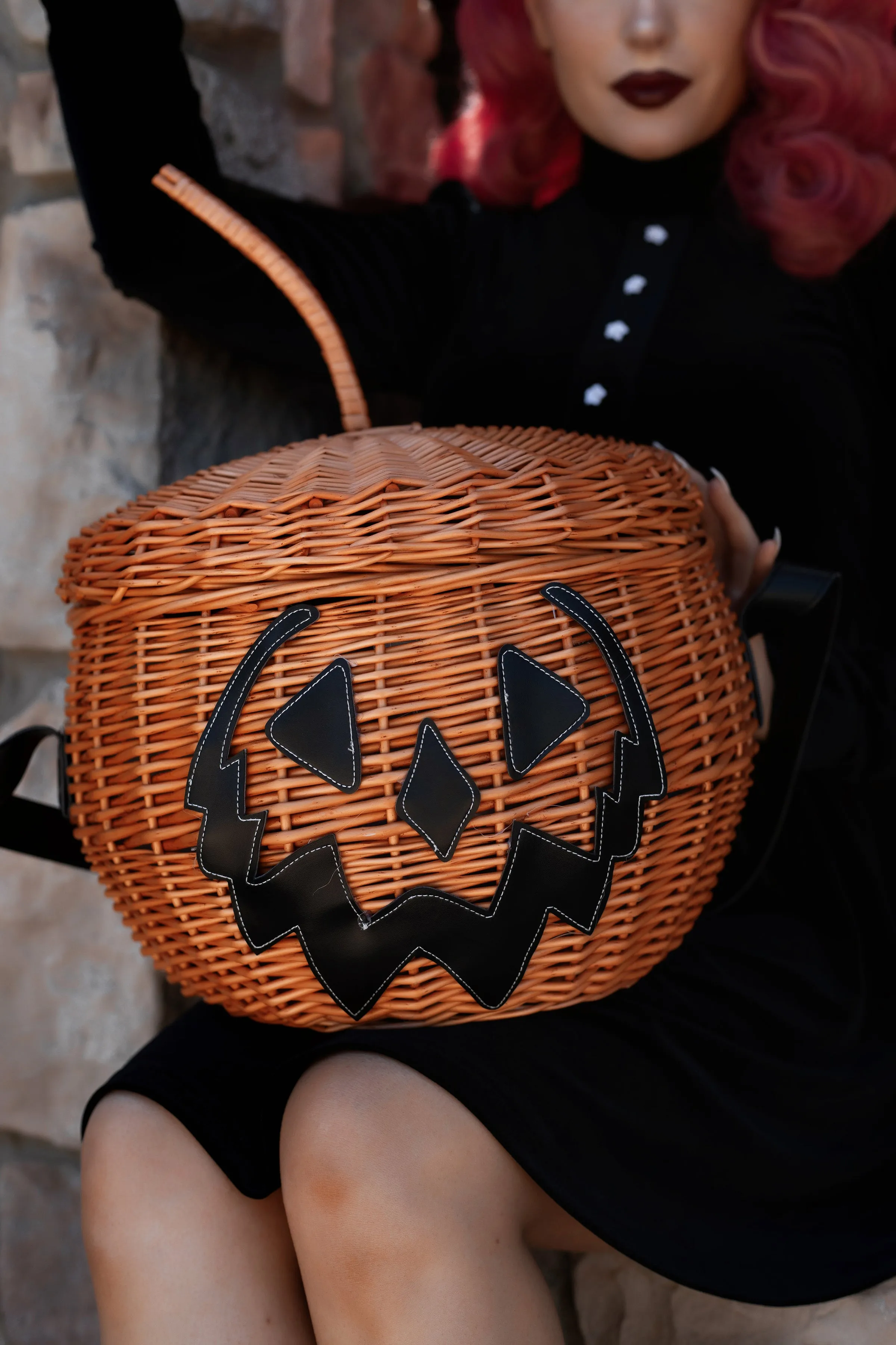 Haunted Hallows Picnic Basket (Orange)