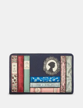 Jane Austen Bookworm Zip Around Purse