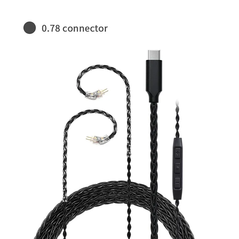 JCALLY TC08 Pro TYPE-C Earphone Upgrade Cable