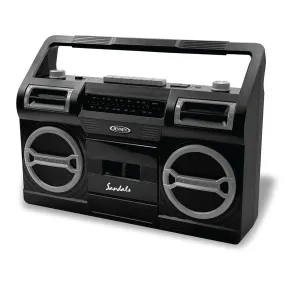 Jensen Audio Portable AM/FM Radio with Cassette Player/Recorder and Built In Speaker