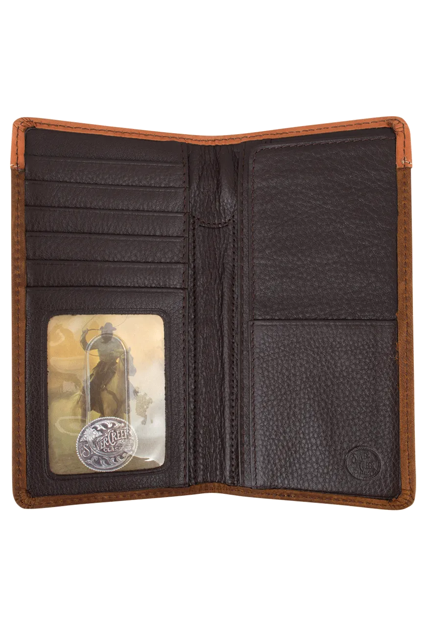 Justin Brown Lone Star Checkbook Wallet