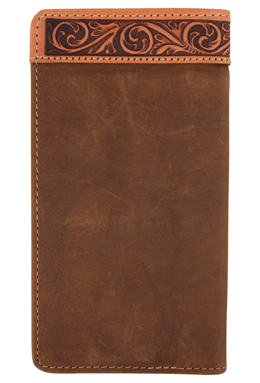 Justin Brown Lone Star Checkbook Wallet