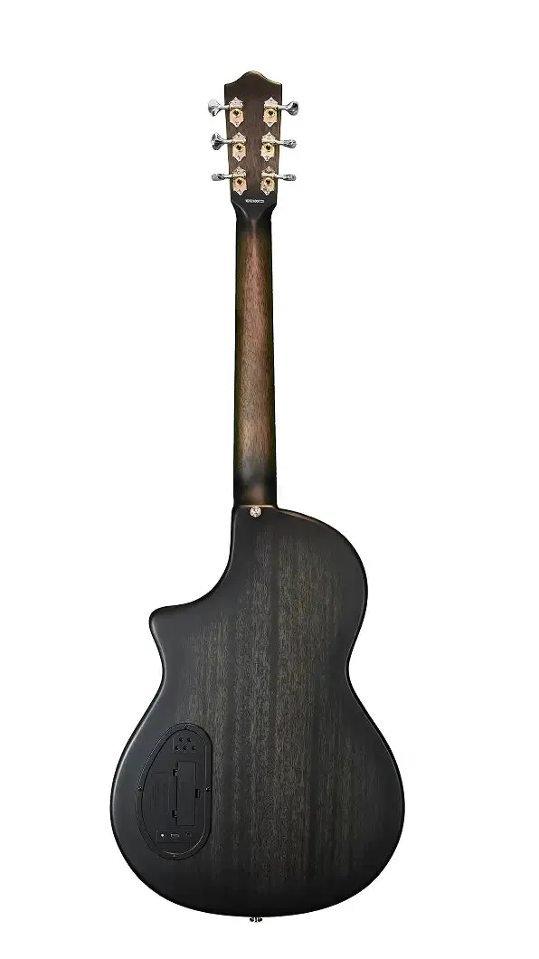 Katoh Hispania Mahogany Folk Acoustic-Electric Trans Black w/Bag