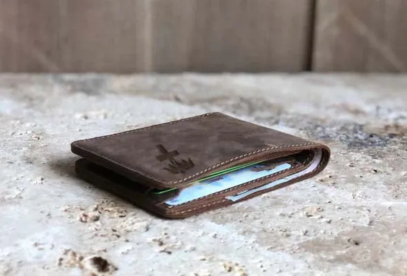 Knights Templar Wallet - Handmade Leather