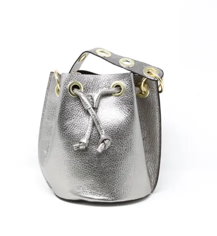 Leather Bucket Bag