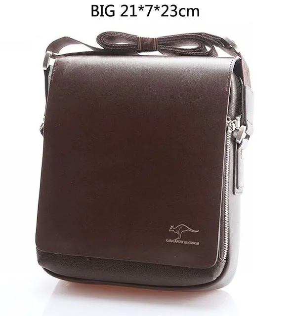 leather men shoulder bag,