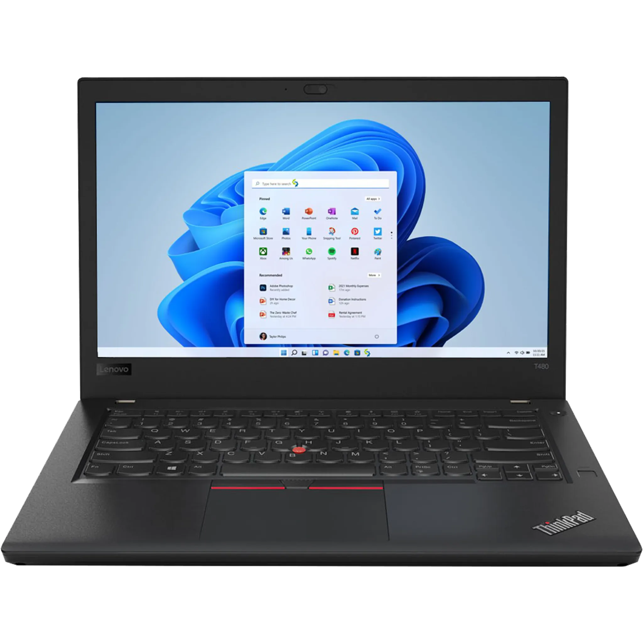 Lenovo ThinkPad T480 Intel i5, 8th Gen 16GB Laptop with Win 11 Pro