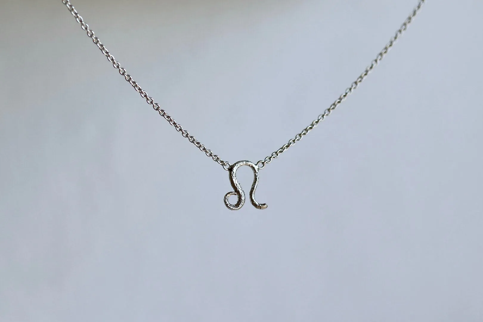 Leo Silver Necklace