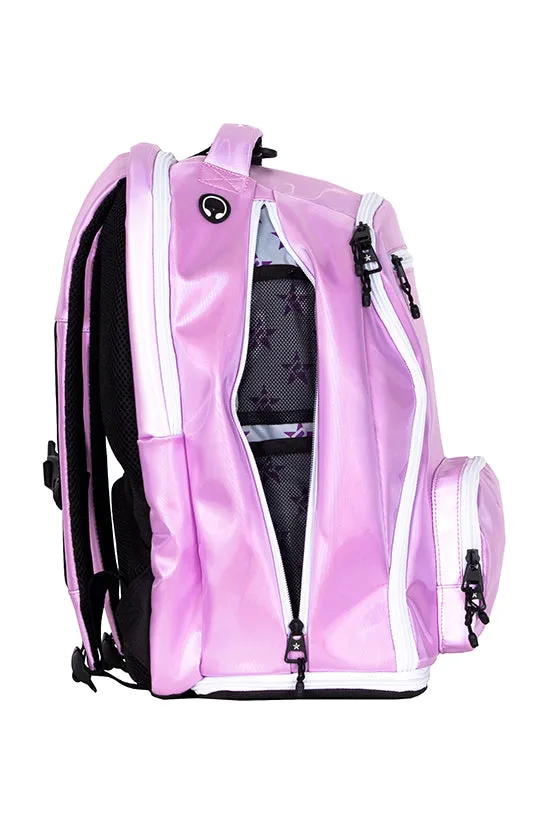 Liquid in Blushing Rebel Dream Bag with White Zipper