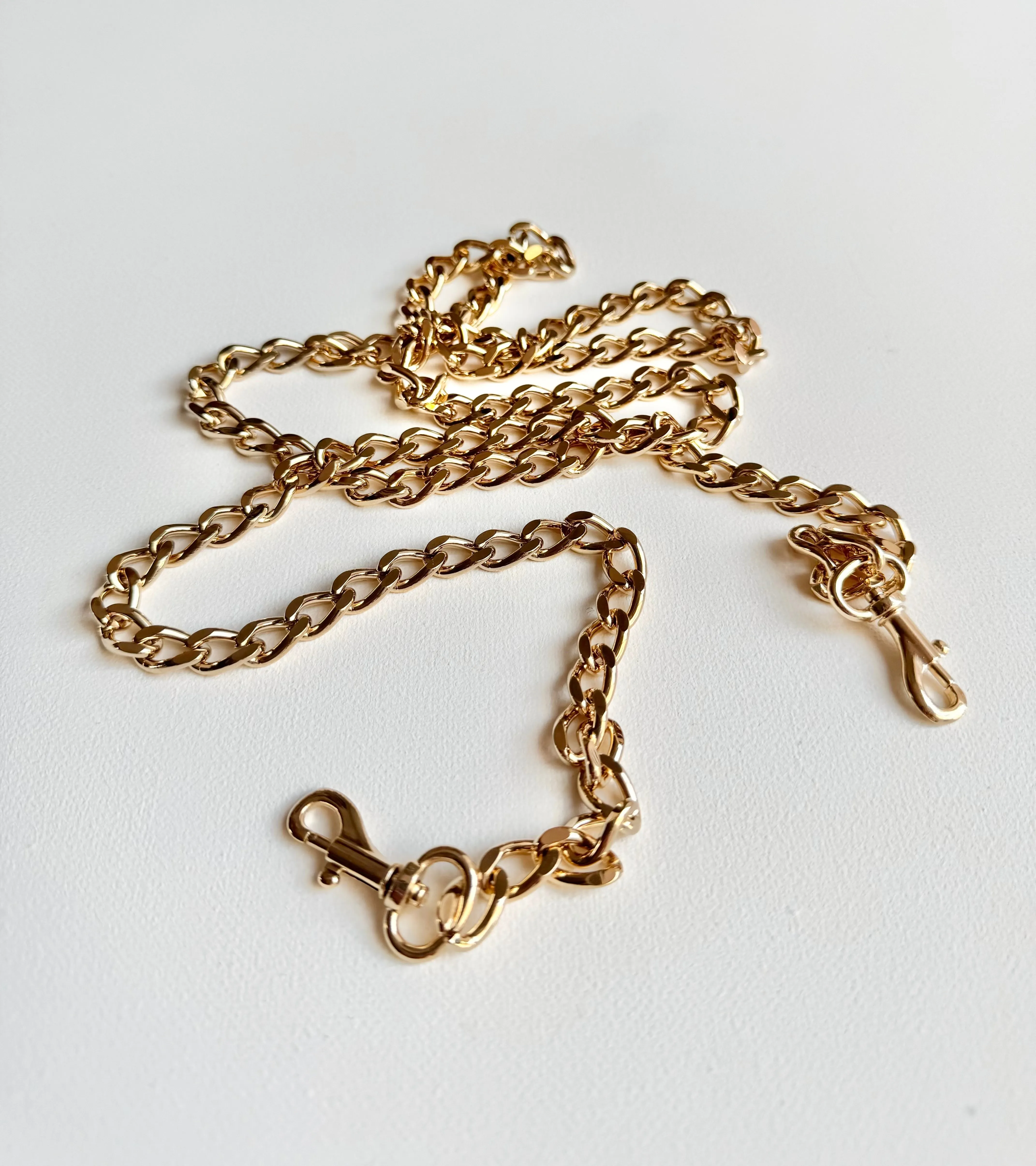 Long Gold Bag Chain