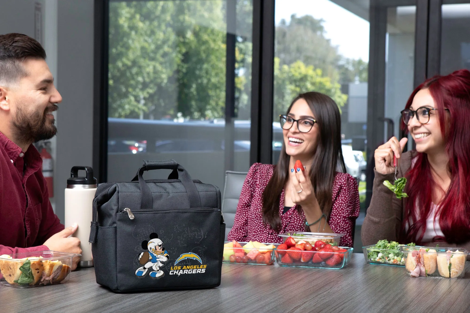 Los Angeles Chargers Mickey Mouse - On The Go Lunch Bag Cooler