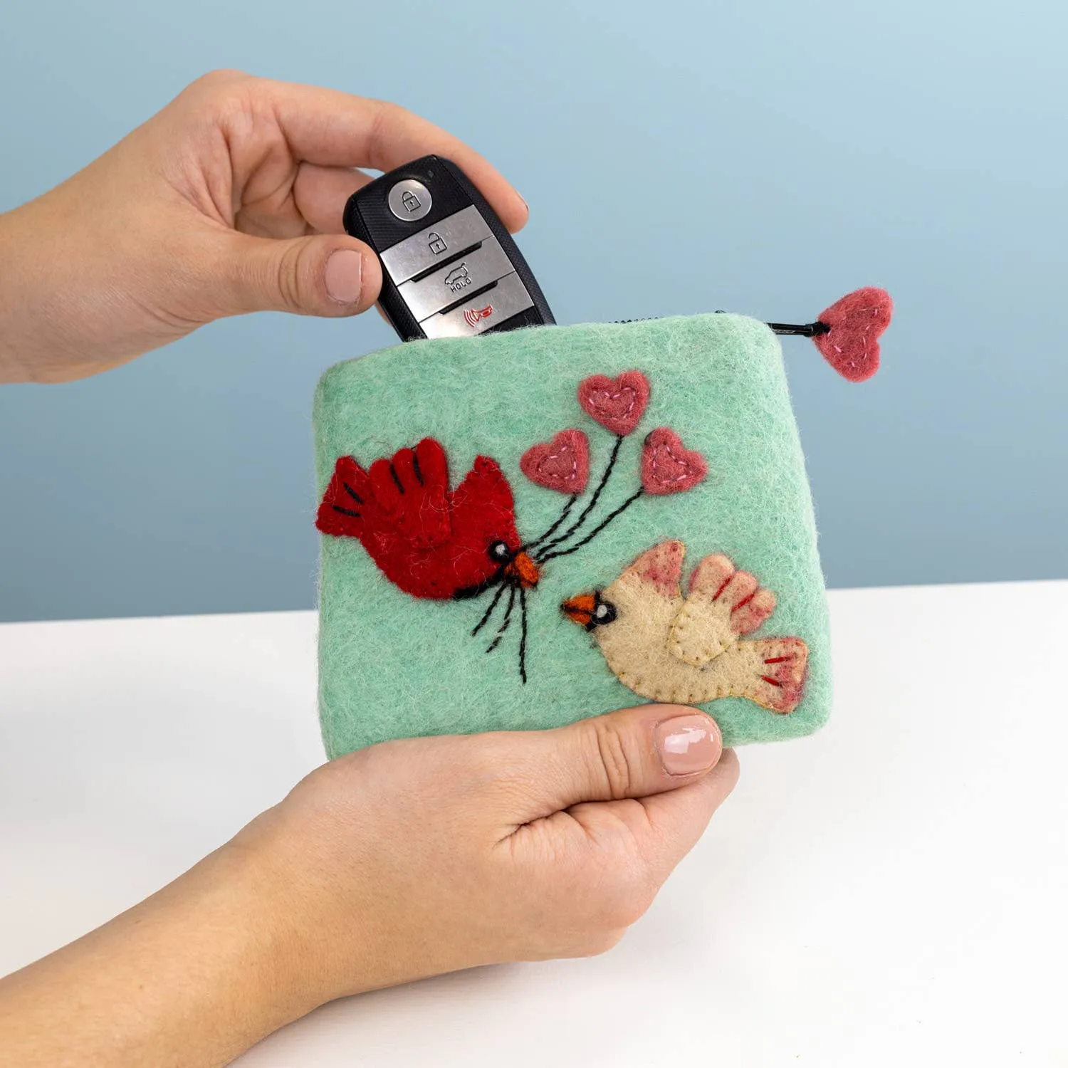 Love Cardinals Coinpurse Pouch