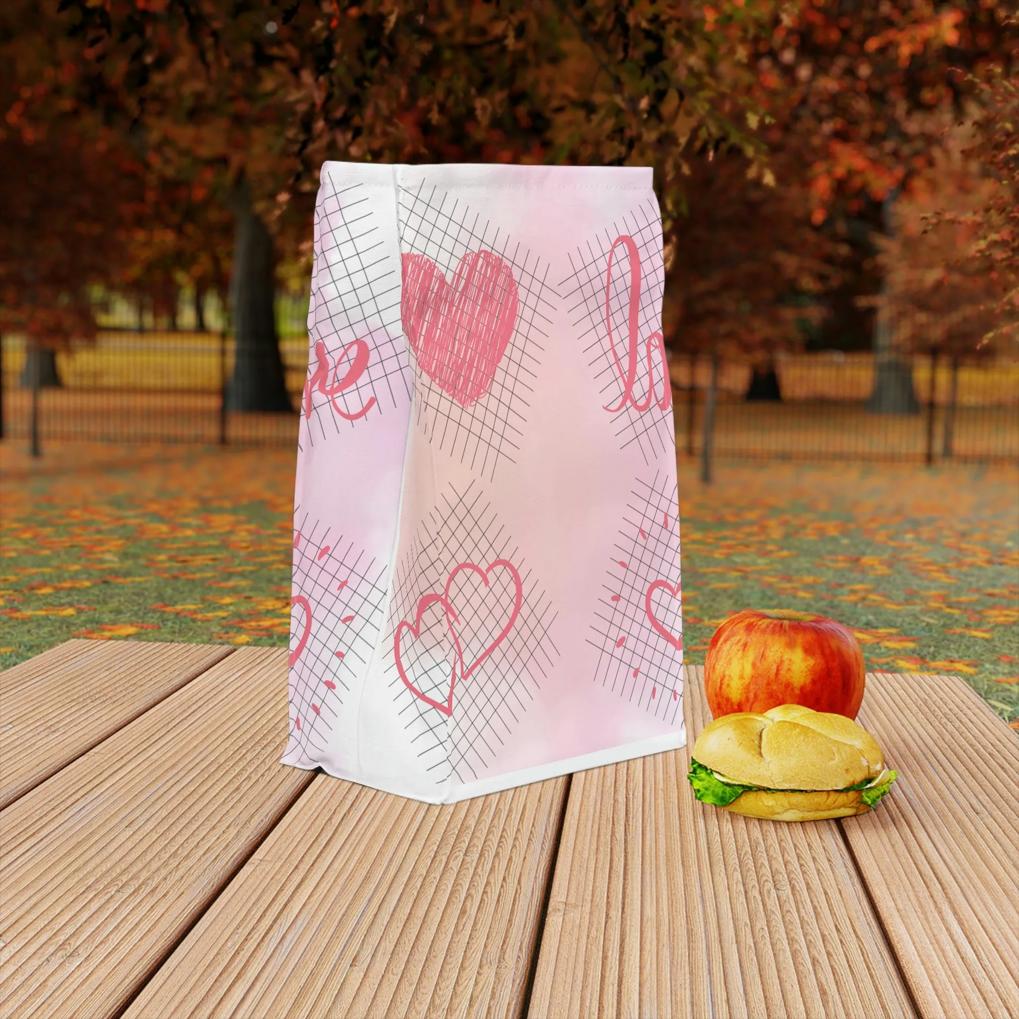 love Polyester Lunch Bag