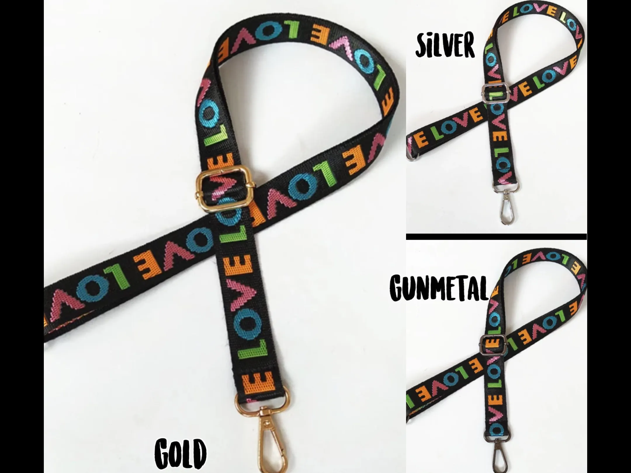 Love Strap - Multi Colored 2.5 cm