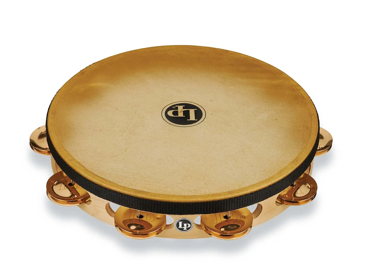 LP Pro 10 Inch Single Row Headed Tambourine - Bronze