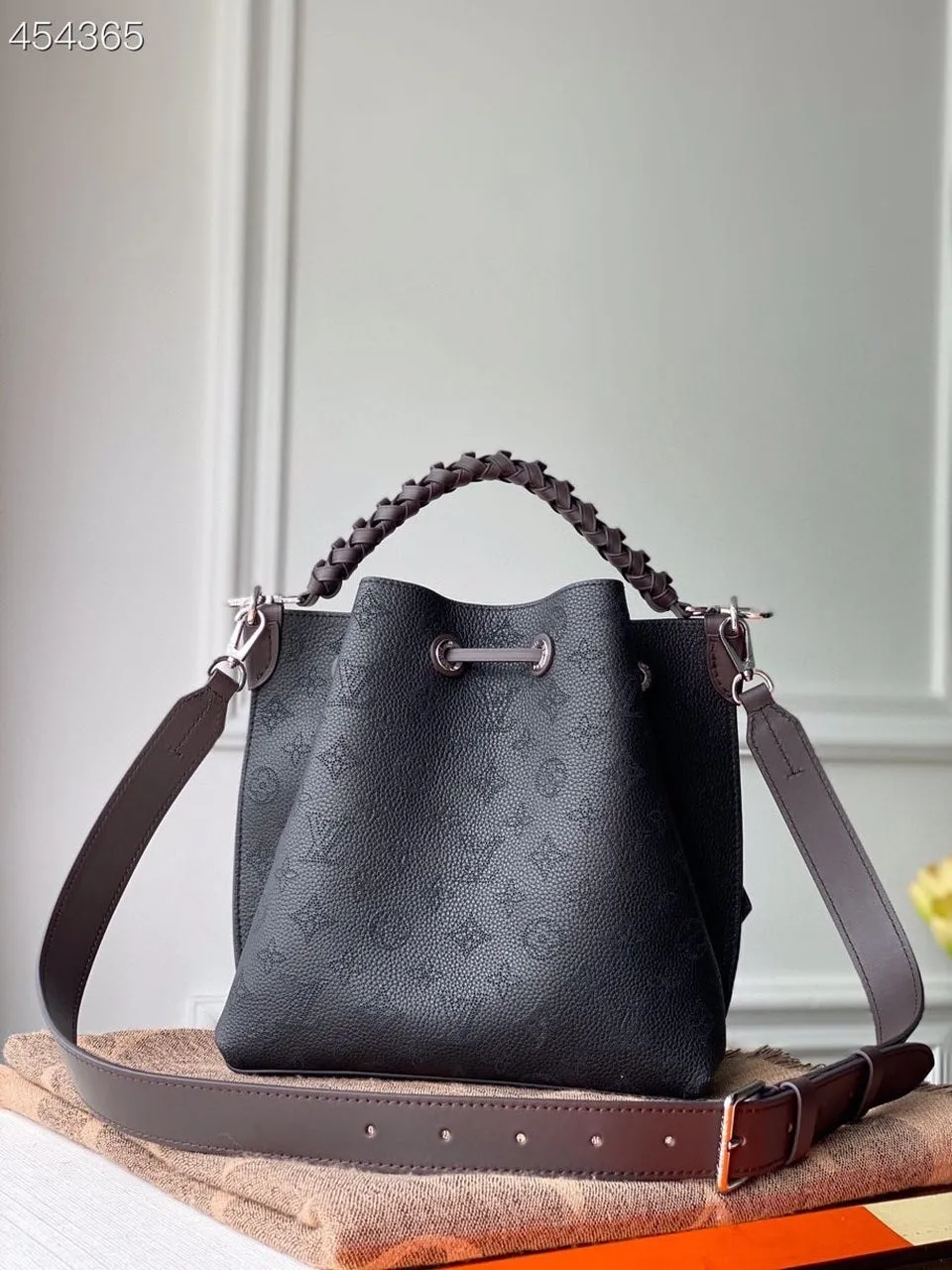 LV Muria Bucket Bag Black For Women,  Shoulder And Crossbody Bags 9.8in/25cm LV M55800