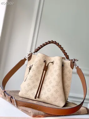 LV Muria Bucket Monogram Motif Beige For Women,  Shoulder Bags 9.8in/25cm LV M55801