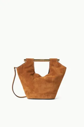 Mar Mini Bucket Bag - Tan Suede